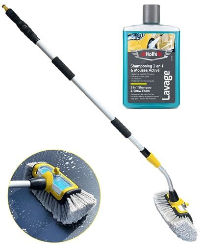Théo Brosse Lavage télescopique avec réservoir de shampooing (+ Shampooing)