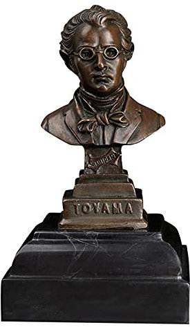 Utomhusstatyer Trädgårdsskulpturer och statyer Man Head Staty Bronsfigur Skulptur Västerländsk manlig konst Heminredning