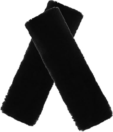 BSITSSS 2 Stück Gurtpolster Auto, Weiches und Bequemes Sicherheitsgurt Polster, Abnehmbarer Autogurt Polster, Gurtpolster Auto Erwachsene, Auto Gurtpolster für Erwachsene und Kinder (Schwarz)