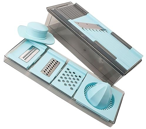 ABOOFAN Cortadora Multifuncional De Verduras Rallador Manual y Exprimidor Portátil Para Cocina y Para Zanahorias Jengibre