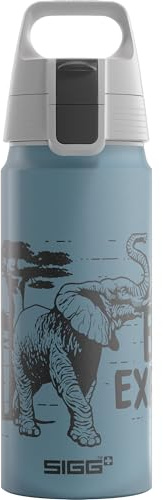 SIGG - Alu Trinkflasche Kinder - WMB ONE - Made in Switzerland - Für Kohlensäurehaltige Getränke Geeignet - Auslaufsicher - Federleicht - BPA-frei - ClimatePartner Zertifiziert - Sport & Schule - 0,6L