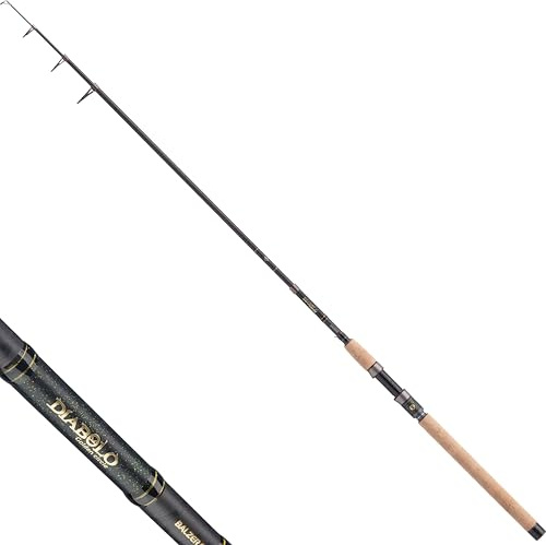 Balzer Angelrute Diabolo Golden Circle Tele 25 - Profi Teleskoprute Spinnrute 5-25g