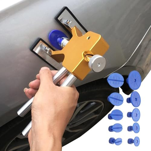 Weqizuerqi Outil de débosselage pour carrosserie avec ventouse, Kit de réparation de bosses pour voitures professionnelles, Kit de réparation de bosses pour voiture, Sans peinture, Avec 1 pièce de