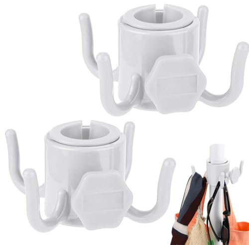 OHREN 2 Pezzi Ganci per Ombrellone Regolabili, Accessori per Spiaggia, Ganci per Asciugamani, Vestiti, Fotocamera, Occhiali da Sole, Borse – Durevoli e Ideali per Spiaggia, Campeggio e Viaggi