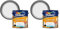 Dulux Easycare Washable & Tough Matt Emulsion Paint For Walls And Ceilings - Rock Salt 2.5 Litres (Pack of 2)