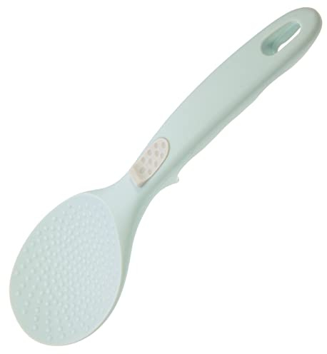 Hemobllo Cuillère à Riz en Silicone Résistante à L'usure, Taille Moyenne, Couleur Bleu Sapin, Spatule Antiadhésive Pratique, pour Usage Domestique Cuisine, Ustensile Compact Quotidien