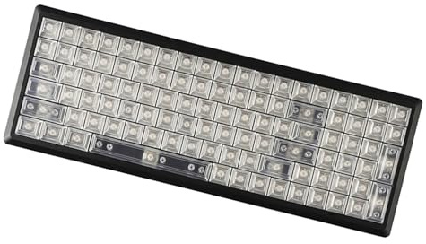 MALSSE DSA Highly Frosted Keycap Translucent Wordless 122-Key Keycaps Full Set Personalizing Mechanical Keyboards Keycap Mechanical Keyboard Keycaps