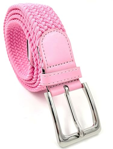 LisaModa Unisex Stretch Flechtgürtel für Damen und Herren in vielen Farben | Stufenlos verstellbarer Webgürtel aus flexiblem Textilgewebe – bequemer, dehnbarer Stoffgürtel für Freizeit & Alltag