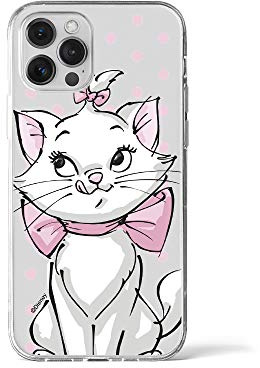 ERT GROUP Original und Offiziell Lizenziertes Disney Smartphone-Hülle für iPhone 12/12 PRO, optimale Smartphono-Form, stoßfest, DPCMARIE2213, Marie