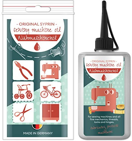 Original Syprin Nähmaschinenöl Feinmechaniköl Universalöl 100ml | Harz- & Säurefrei | Ideal für feinmechanische Komponenten, Nähmaschine, Türen, Fenster