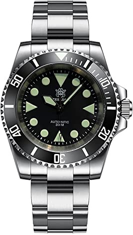 STEELDIVE SD1954 Herren-Tauchuhren, Luxus-Marke, Sport, Herren, automatische mechanische Uhr, 200 m, wasserdichte Armbanduhr NH35, Modell 4, Armband