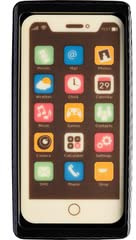 Confiserie Weibler Geschenkpackung Smartphone aus Vollmilchschokolade – Handy Schokoladengeschenk zum Geburtstag, Ostern, Weihnachten 40g