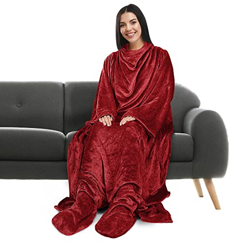 Catalonia Classy Coperta Classica catalana per TV, Coperta Stretta per Maniche e Piedi, Coperta Professionale a Corpo Pieno per Regali Adulti, Femminili e Maschili, 190 x 135 cm