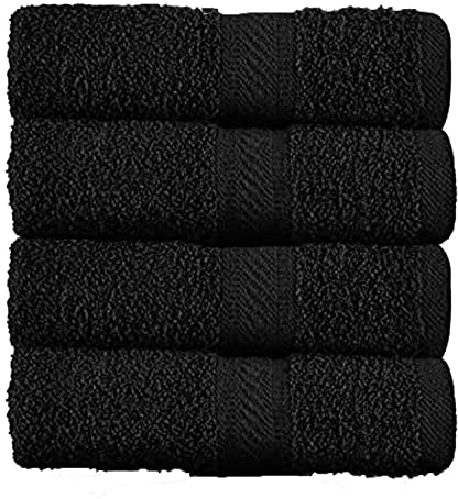 Sweet Needle 4er-Pack Badetücher (70 cm x 140 cm) – 500 g/m², 100% Luxus-Baumwolle, Hotelqualität, sehr saugfähig für Badezimmer, Dusche, Strand und den täglichen Gebrauch