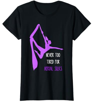 Aerial Skills Hängende Antenne, Seide, Trapezantenne T-Shirt