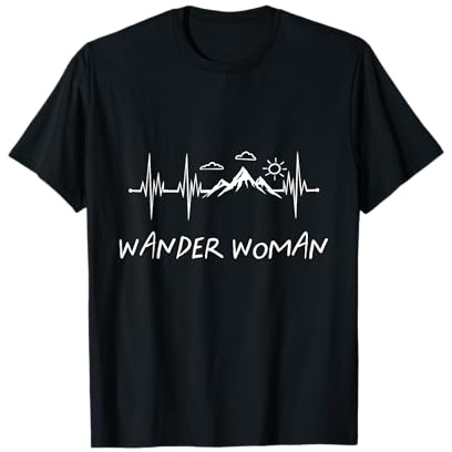 Wander Woman - Damen Frauen wandern Trekking Natur Liebe T-Shirt