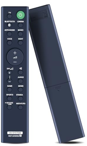 GOUYESHO Ersatz Fernbedienung RMT-AH500U für Sony Soundbar AV System SA-WS350 SAWS350 SA-S350 SAS350 SA-WSD35 SAWSD35 SA-SD35 SASD35 HT-S350 HTS350 HT-SD35 HTSD35 RMTAH500U