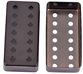 Milisten 14löcher Humbucker Pickup Cover Gitarre Saiten Abdeckung Für Tonabnehmer Ca Abstand Zu Schwarz