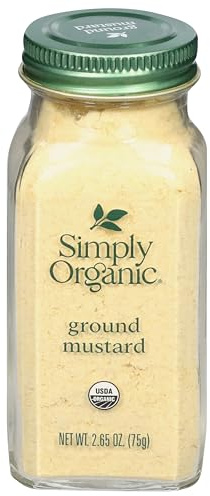 SIMPLY ORGANIC Senape macinata biologica, 75 g