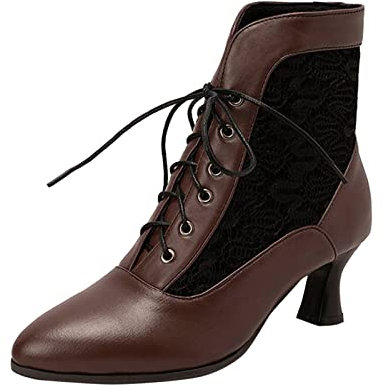 TYUIOP Chainsaw Boots Womens Boots Size 6 mid Calf high Women Wrestling Womens Ankle Size 5 Waterproof Navy Blue Ankle Barefoot Chainsaw
