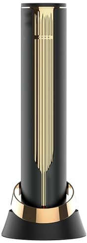 TYQMYSM Cavatappi, rilevamento automatico, taglierina in alluminio integrata, base di ricarica USB per una facile rimozione del sughero