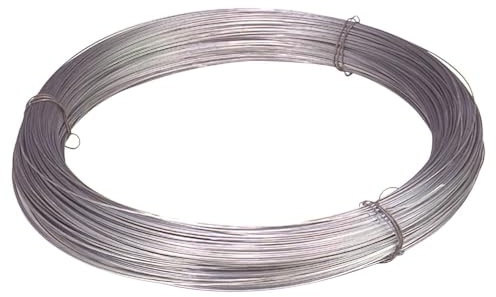 Alambre galvanizado - Rollo de 5 kg, grosor 2,4 mm, ideal para construcción y proyectos de ferretería, alta resistencia y durabilidad.