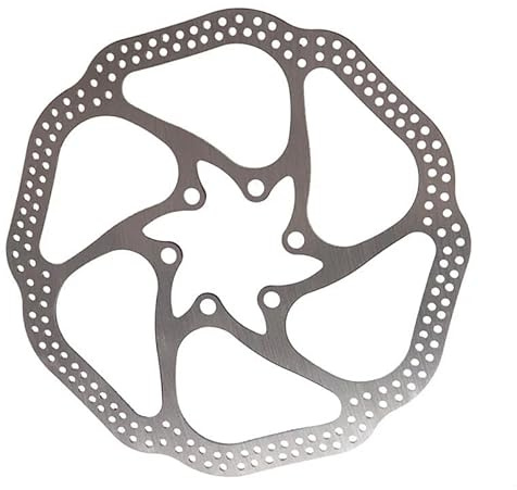 Discos freno para moto Pastillas Freno Disco 6 Pulgadas Y 160 Mm Para Bicicleta Montaña Disco Seis Clavos Y Seis Orificios Con Tornillos