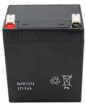 SECURA Batterie 12V 5Ah kompatibel mit WOLF-Garten Scooter Mini 13A326EC650 (2014) Rasentraktor