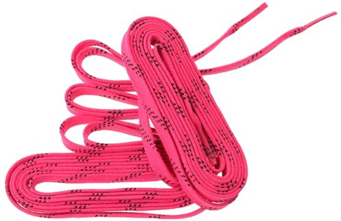 HOODANCOS Lacets Patins Hockey Cirés en Polyester, Faciles et Réparables par Flambage, Patinage Glace Boots de Hockey,