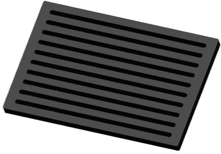 Kaminrost/Ascherost Eckig 200 x 140 x 15 mm passend für Leda ** Kaminöfen inkl. Modellübersicht - Ascherost Kamin aus massivem Stahl - Feuerrost feuerfest & hitzebeständig