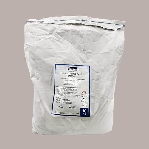 HI-GF Sponge Cake Senza Glutine Preparato in Polvere per Prodotti da Forno 10 Kg Lucgel