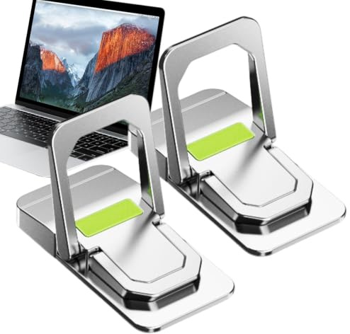 Tangentbordsställ för skrivbord | 2 Delar Bärbart Halkfritt Lutningsställ | Bärbara datorfötter för skrivbord | För arbetsstation, studier, skrivning, laptop, dator, PC, resor, utomhus