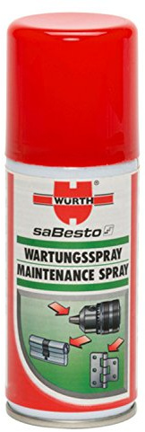 Wartungsspray - Konzentrat - 100ml - Zum Schmieren von Scharnieren, Werkzeug- und Maschinenaufnahmen - Verhindert vorzeitigen Verschleiß und Festfressen von Hammerbohrern in Maschinenaufnahmen.