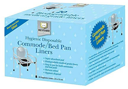 Reynard Commode/Bed Pan Liners (6 Boxes of 20)