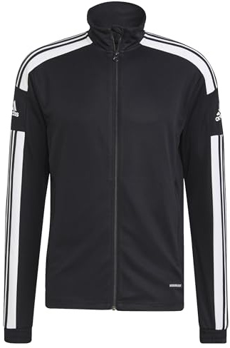 adidas Men's Squadra 21 Training Jacket, Black/White, M Tall