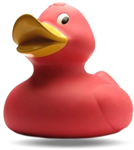 Duckshop XXL-Badeente Eva - rot I Quietscheente I L: 31 cm