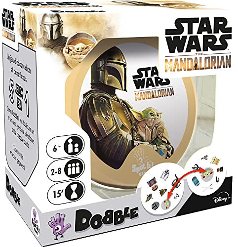 Zygomatic – Dobble – Star-Wars-The-Mandalorian, Gesellschaftsspiel, ab 6 Jahren, 2-8 Spieler, 15 Minuten