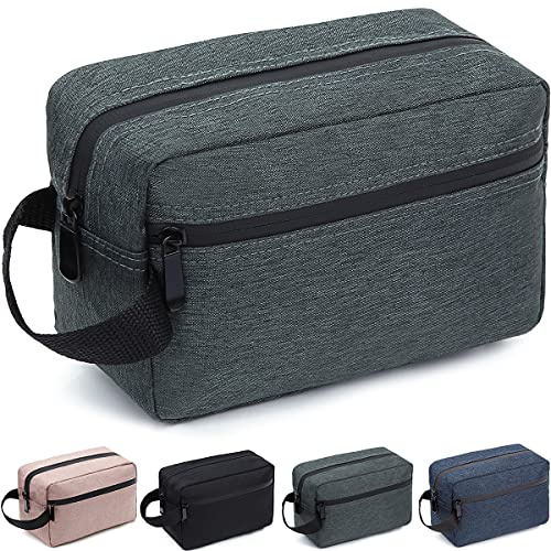 FUNSEED Beauty case da viaggio per donne e uomini, borsa da barba impermeabile per accessori da toeletta, borse pieghevoli con divisorio e manico per cosmetici, articoli da toeletta, pennelli e