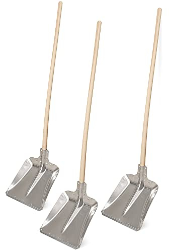 BRB 3X Alu-Randschaufel mit Stiel, Länge 1300 mm, Holzstiel aus Esche