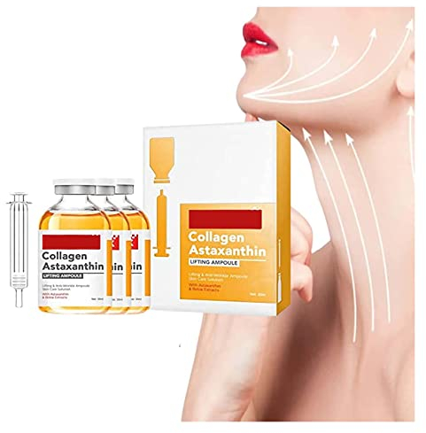 Niblido FirmTox Collagen Astaxanthin Lifting Ampoule, Anti Ageing & Anti Wrinkle Serum, Collagen Boosting Serum (3PC)