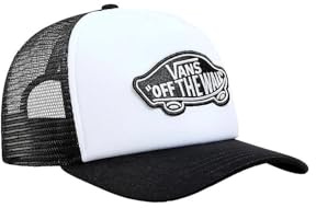 Vans Hombre Gorra Clásica con Parche, Black/White, One Size