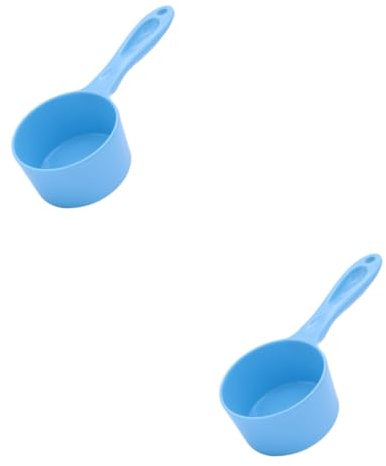 POPETPOP Lot De 2 Cuillères À Mesurer pour Aliments pour Animaux De Compagnie en Plastique Lavables Lave-Vaisselle pour Chiens Chats Et Oiseaux