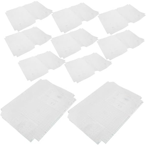 Lurrose 10blätter Selbstklebende Buchfolie Transparent Schutzfolie Für Bücher Durchsichtige Buchhülle Kratzfest Und Wasserabweisend Für Notizbücher Und Lehrbücher