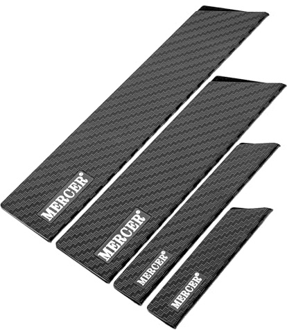 Mercer Culinary 4-Piece Felt Lined Knife Guard Set