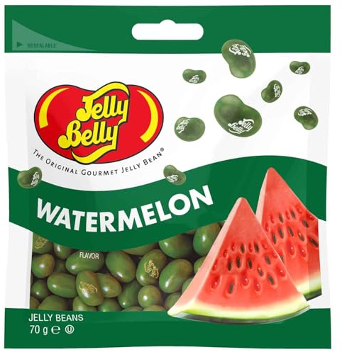 Watermelon - Bonbons Délicieuses Friandises Surprises aux Saveurs Intenses, Idéales pour les Amateurs de Gourmandises, Parfaites pour les Fêtes - Compatible avec Jelly Belly - 70g