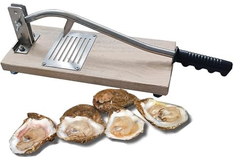 Stainless Steel Oyster Opener - Adjustable Height Shucking Tool for Home and Restaurant Use, Portable Oyster Knife Multi-Tool for Family Buffets
