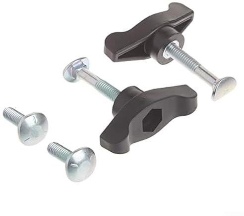 Replacement T Handle Bolt For for Lawn Mowers, Includes 4 Bolts and 2 Handles, Compatible with Multiple Part Numbers