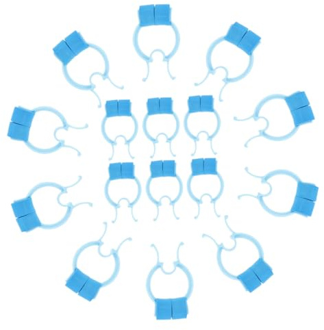 iplusmile 16 Piezas Clip De Ejercicio De Respiración Clip Para Tapón Nasal Uso Casa o Viajes De Material Suave Accesorio Para Nariz y