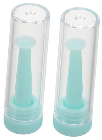 BATHVEVE 2 Pièces Outil de Retrait de Lentilles Silicone Ventouse Durable pour Lentilles Rigidess et Souples Applicateur pour Types de