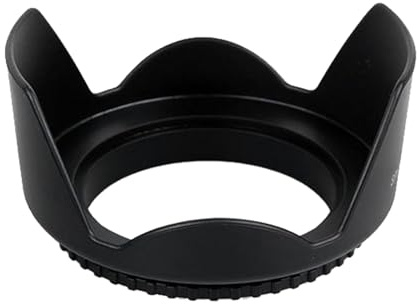 Pare-soleil pour objectif d'appareil photo de 49 à 82 mm de diamètre pour photographie professionnelle et vidéographie